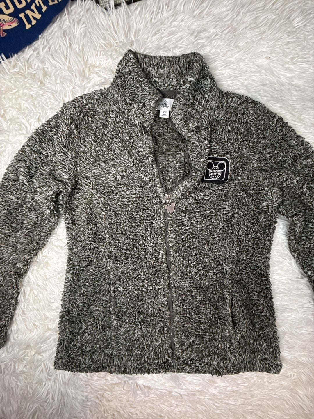 Disney Parks Walt Disney World Mickey Mouse Sherpa Fleece Full-Zip Jacket 1
