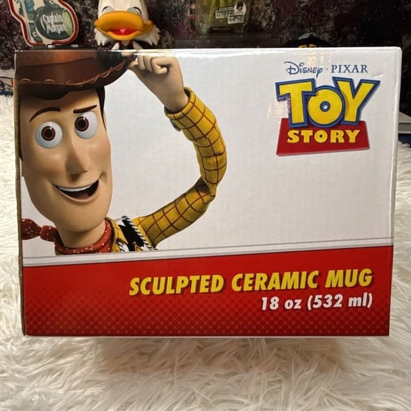 Disney Pixar Toy Story Woody Sculpted Ceramic Boot Mug 18 oz