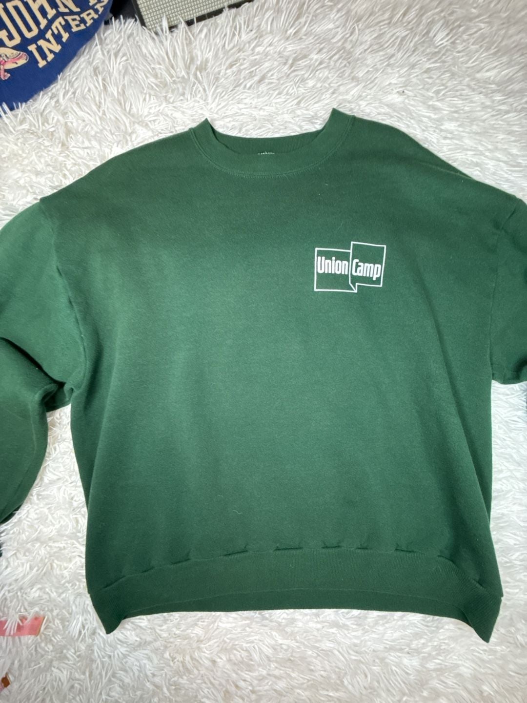 Vintage Union Camp Dark Green Crewneck Sweatshirt Large 2