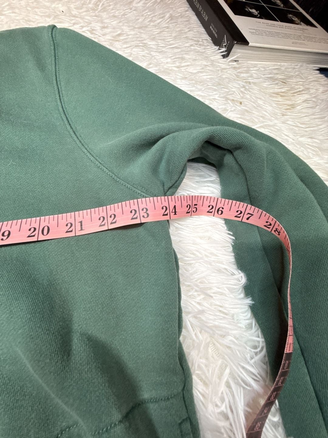 Carhartt Women's Tencel Series Relaxed Fit Half-Zip Sweatshirt Green 7
