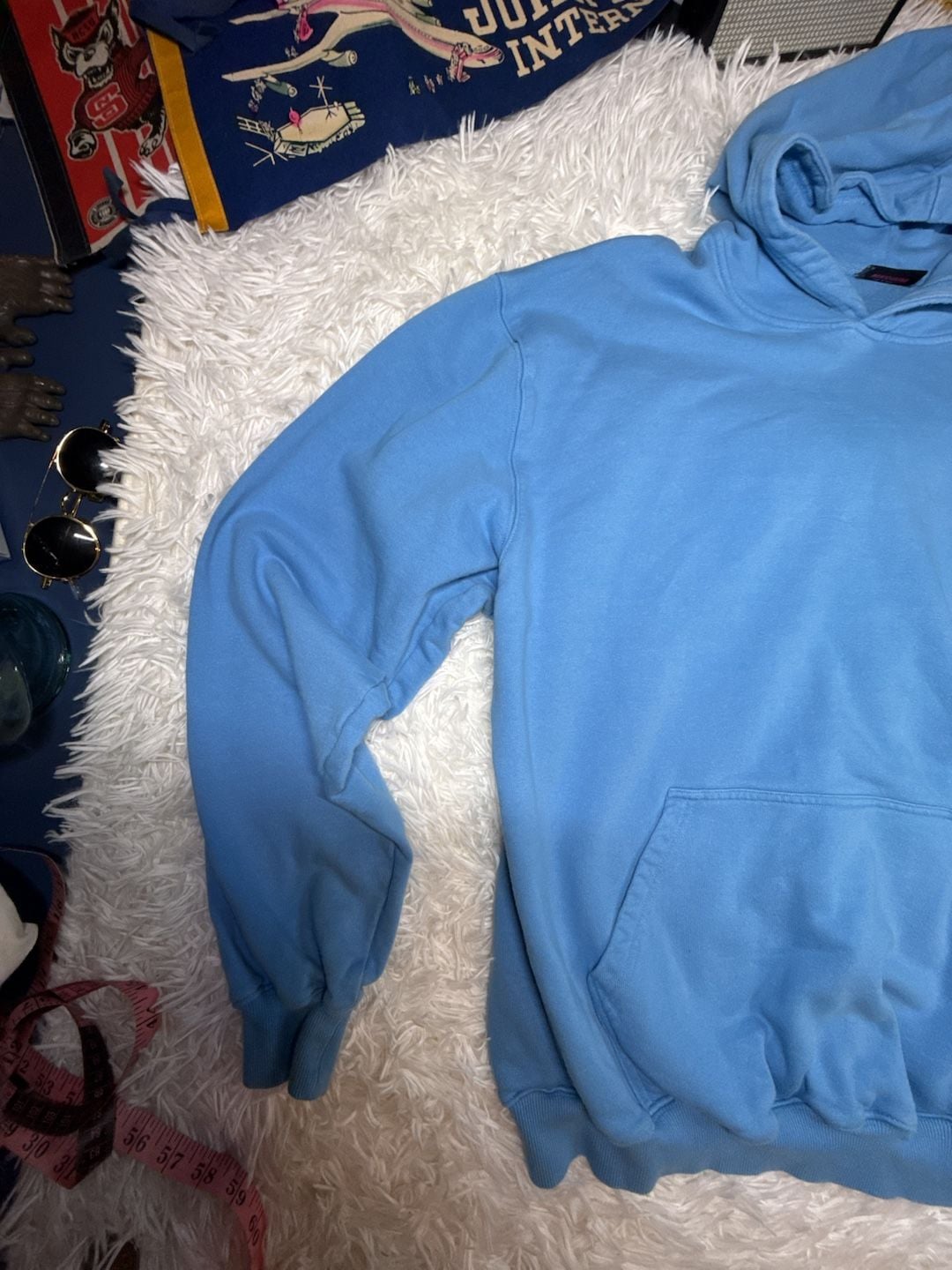 MrBeast Motorsports Blue Pullover Hoodie with Chest Graphics 3