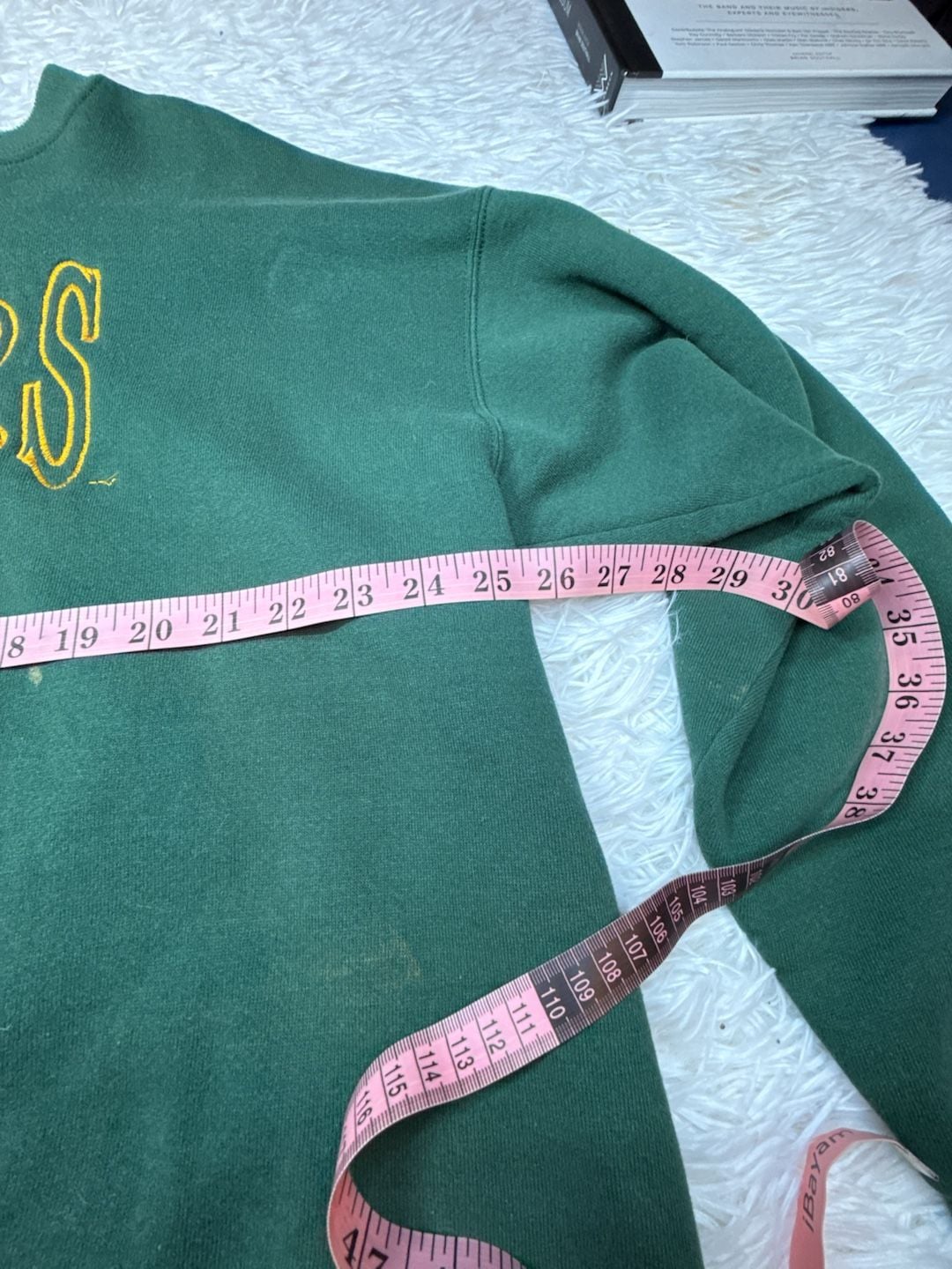 Vintage 1990s Lee Sport Green Bay Packers Spellout Embroidered Crewneck Sweatshirt XL Green 5