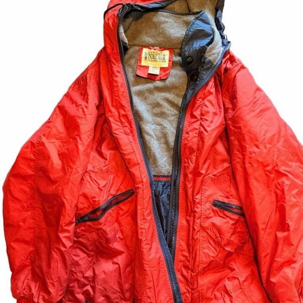 Original Windbreaker Established 1915 Red Heavy Winter Parka  Size Large