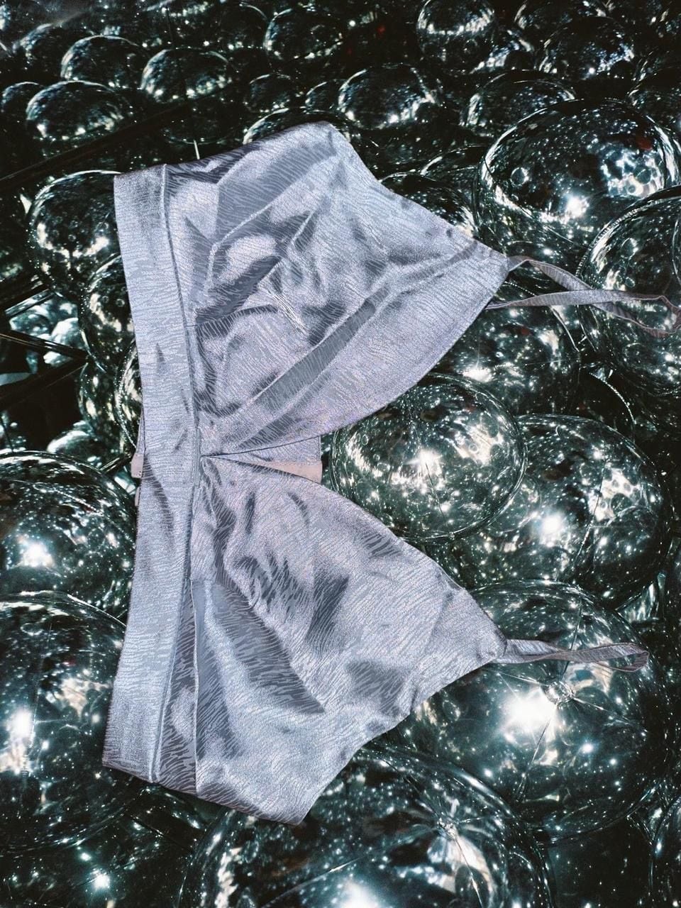 Silver Shine Bralette Top 3