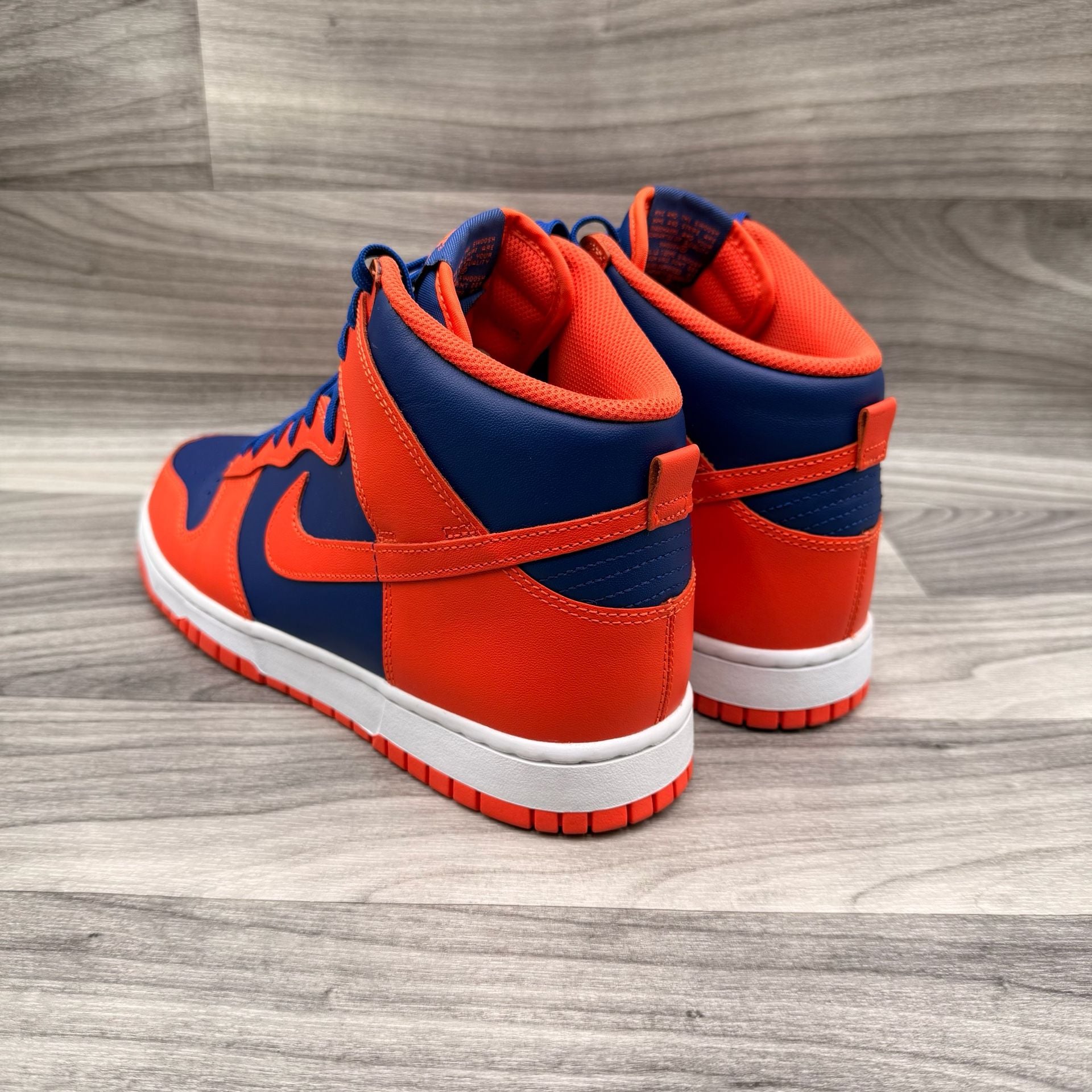 Nike Dunk High Retro 'Knicks' Men's Shoes Orange-Deep Royal DD1399-800 11