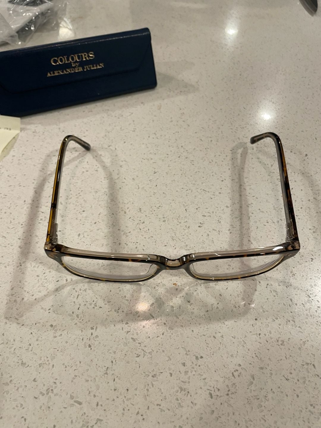 Colours by Alexander Julian Dunlop Eyeglasses with Case PERSCRIPTION 7