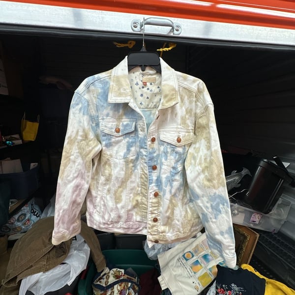 Pilcro Tie-Dye Denim Jacket