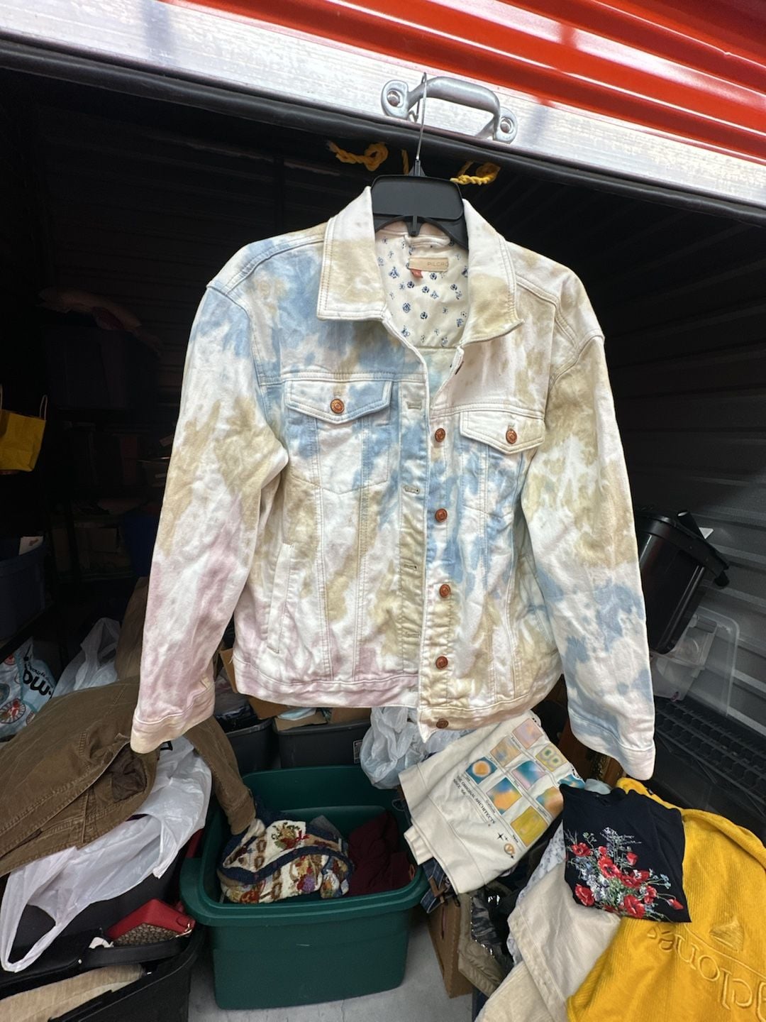 Pilcro Tie-Dye Denim Jacket 4