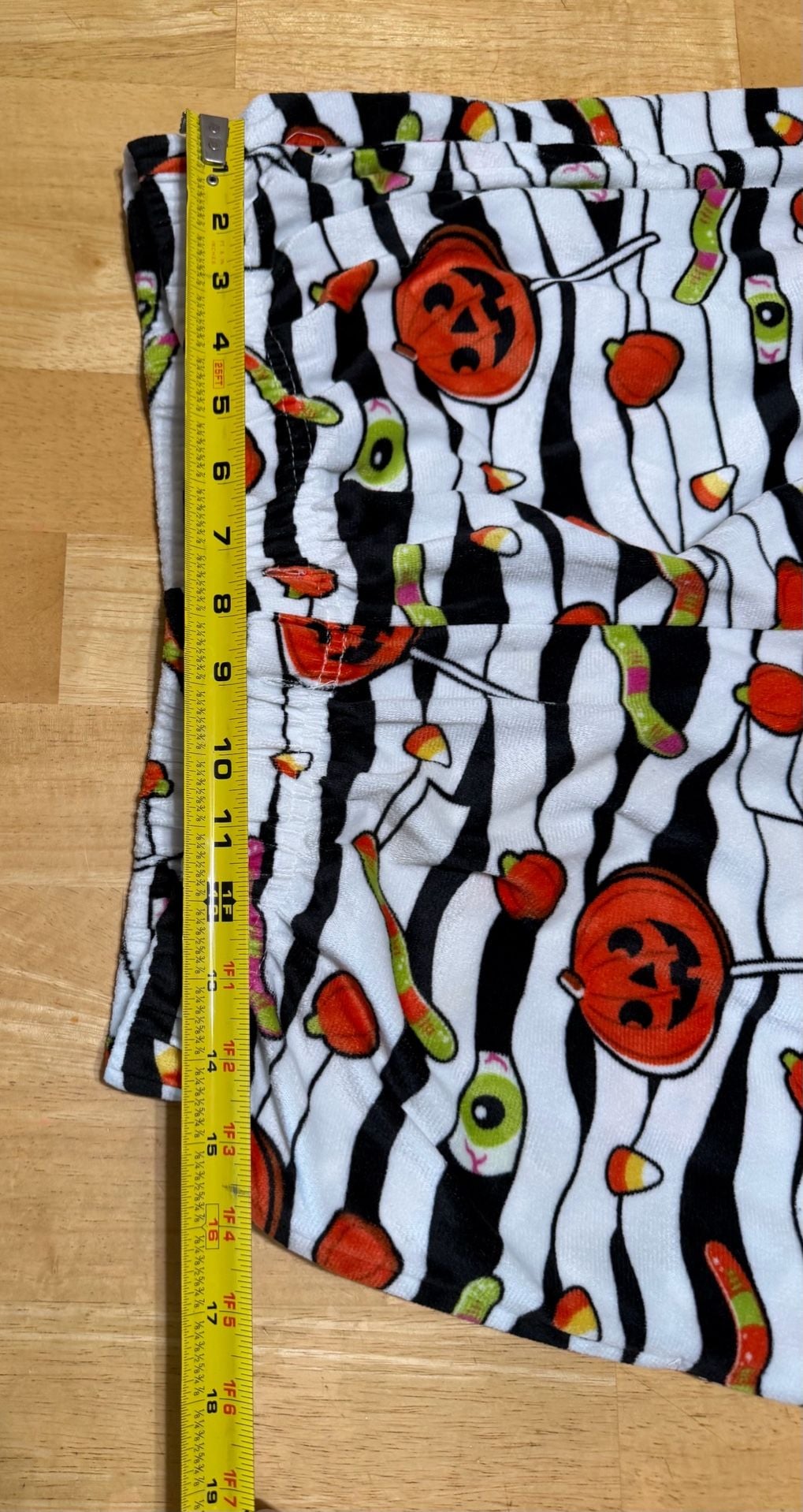 Happy Boxer Halloween Pumpkin Candy Corn Eye Ball Print Pajama Pants X-Large 6