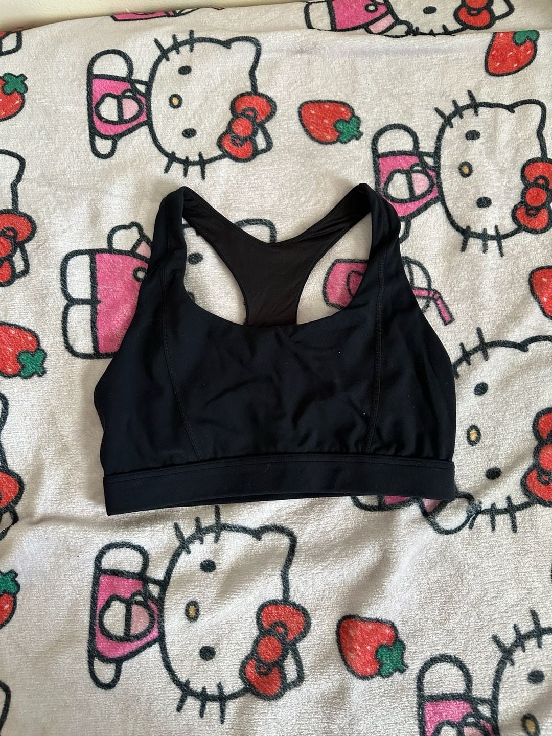 Black Athletic Activewear Set Including Ribbed Halter Crop Top, Sports Bra, and High-Waisted Biker Shorts 4