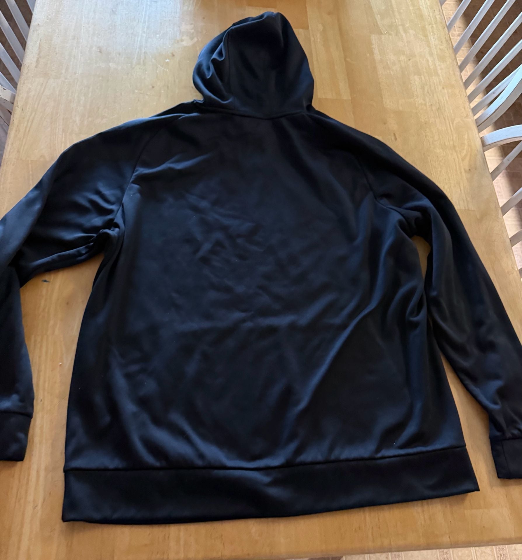 Under Armour Big Logo Fleece Hoodie Black Pink 6