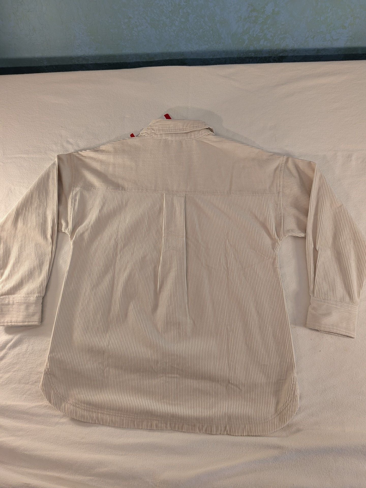 matty m Corduroy Boyfriend Shirt Jacket Size M 3