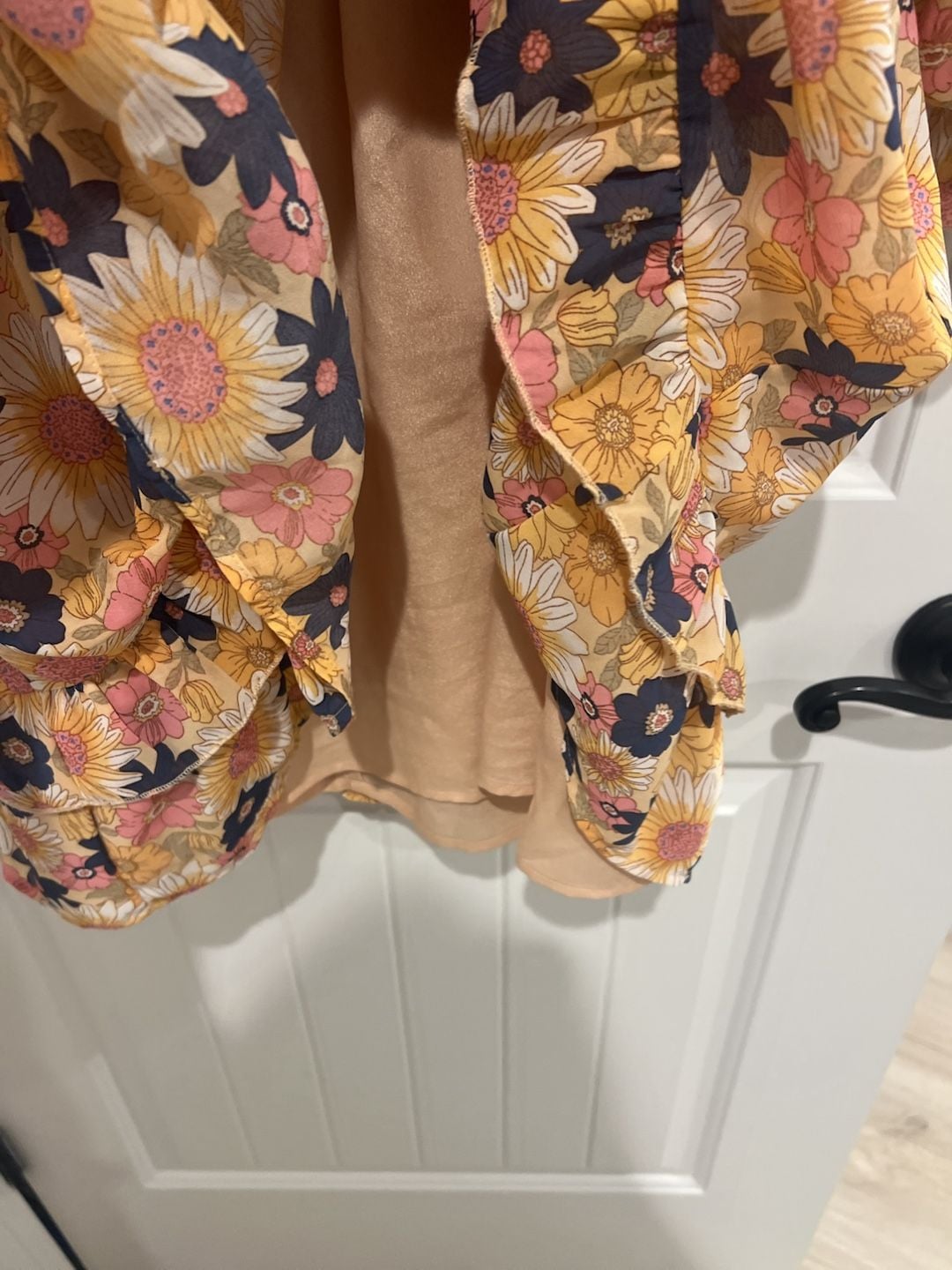 Forever 21 Long Sleeve Ruffle Dress Size 0X 7