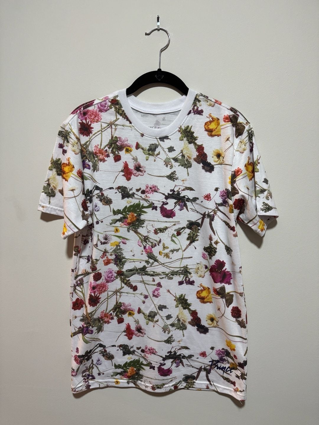Prince Estate Floral Print T-Shirt Size S Paisley Park Official 2020 2
