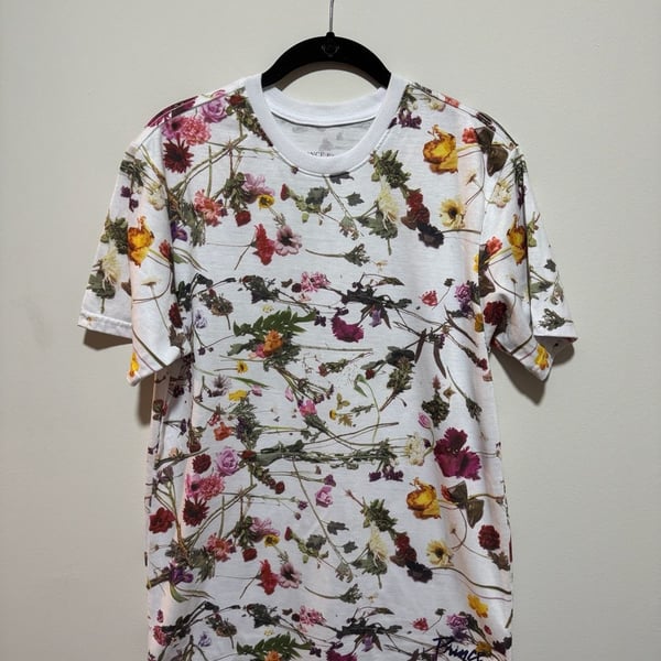 Prince Estate Floral Print T-Shirt Size S Paisley Park Official 2020