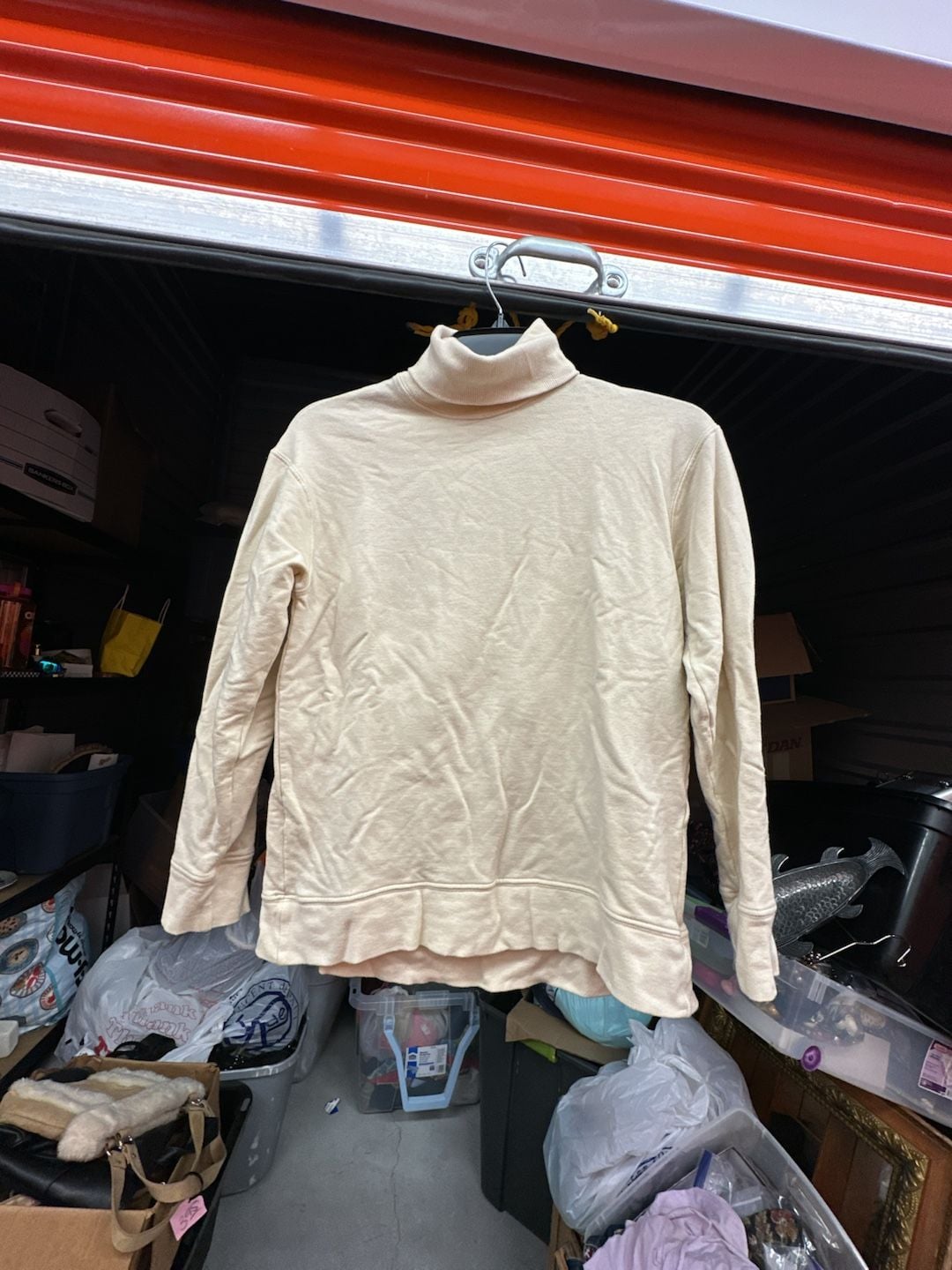 Urban Native Era Cream Turtleneck Long Sleeve Sweatshirt Size S 2