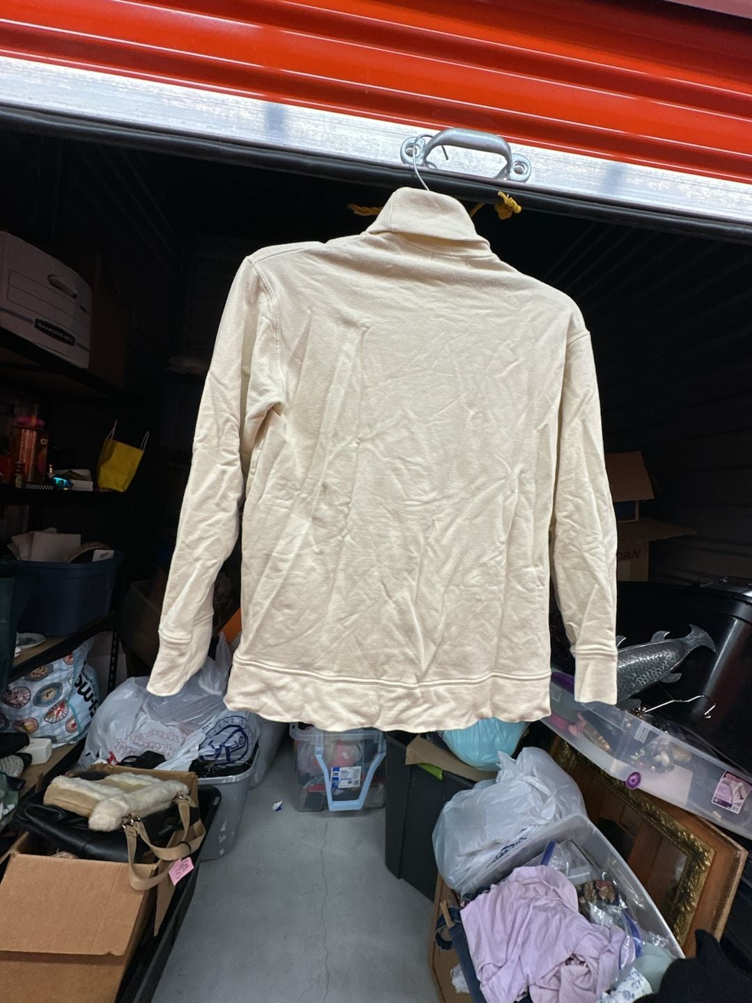 Urban Native Era Cream Turtleneck Long Sleeve Sweatshirt Size S 4