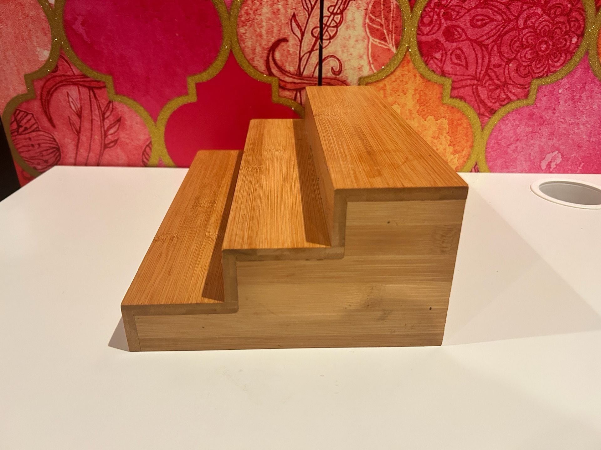 Style Selections 3-Tier Freestanding Natural Bamboo Wood Spice Rack Organizer 1