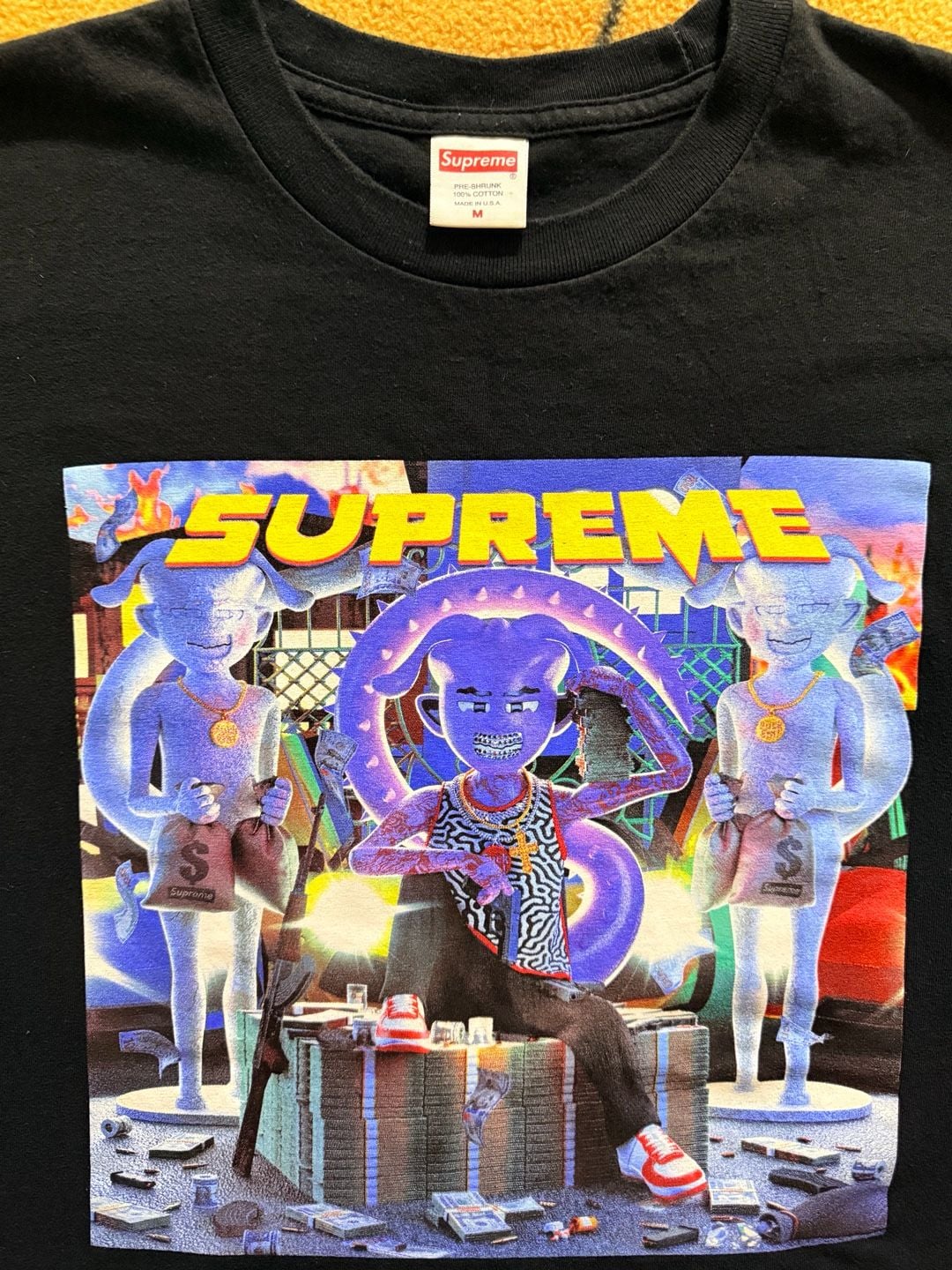 Supreme Richest Tee Black 1
