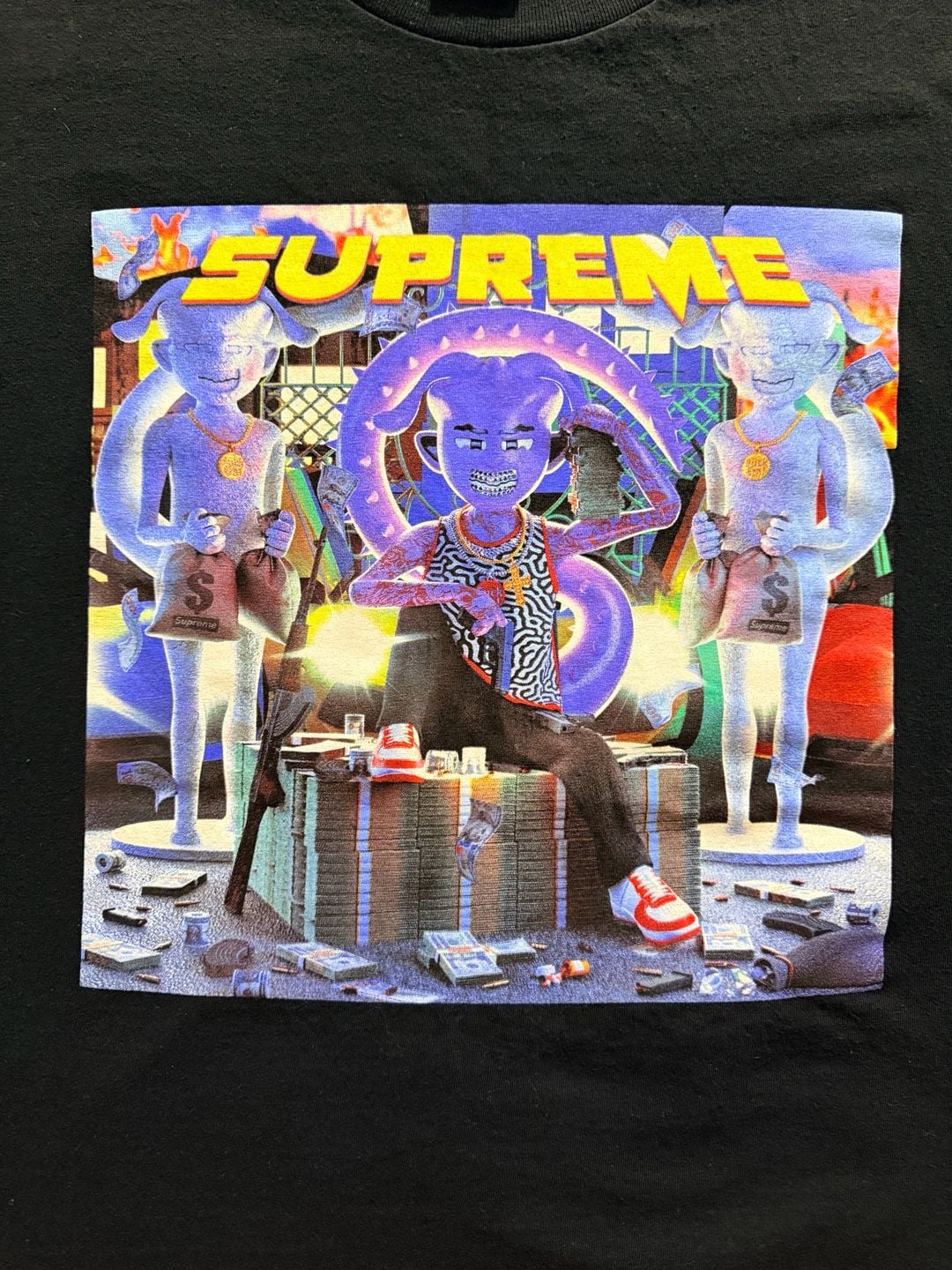 Supreme Richest Tee Black 2