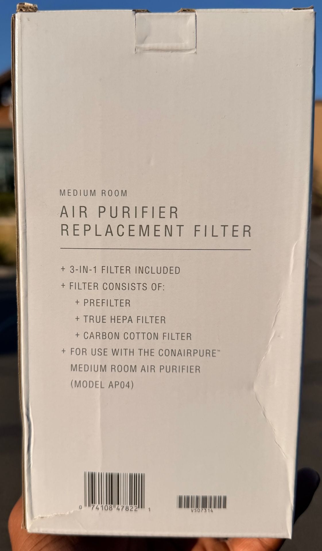 ConairPure Medium Room Air Purifier Replacement Filter Model AP04 3