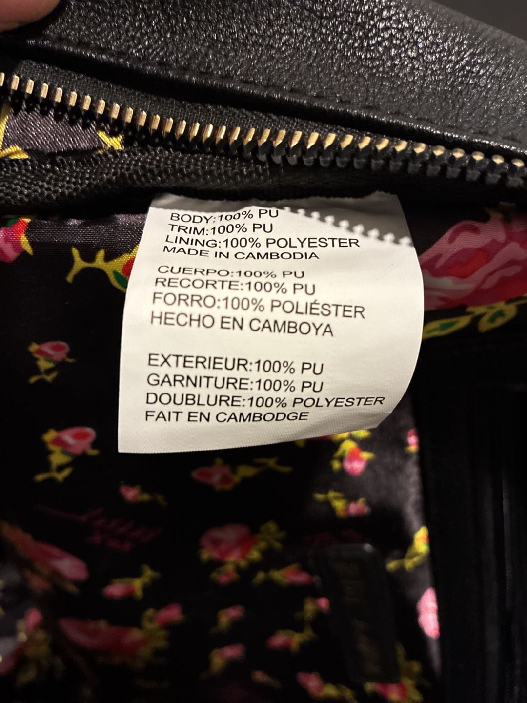 Betsey Johnson Panda Floral Print Faux Leather Backpack 7