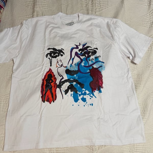Sad Boyz White T-Shirt Size XX-Large