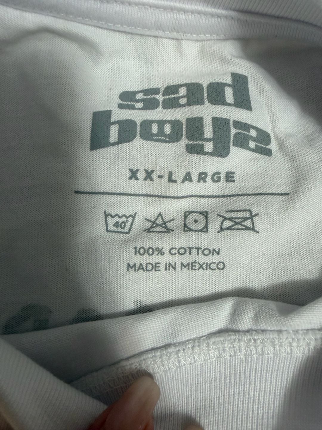 Sad Boyz White T-Shirt Size XX-Large 4