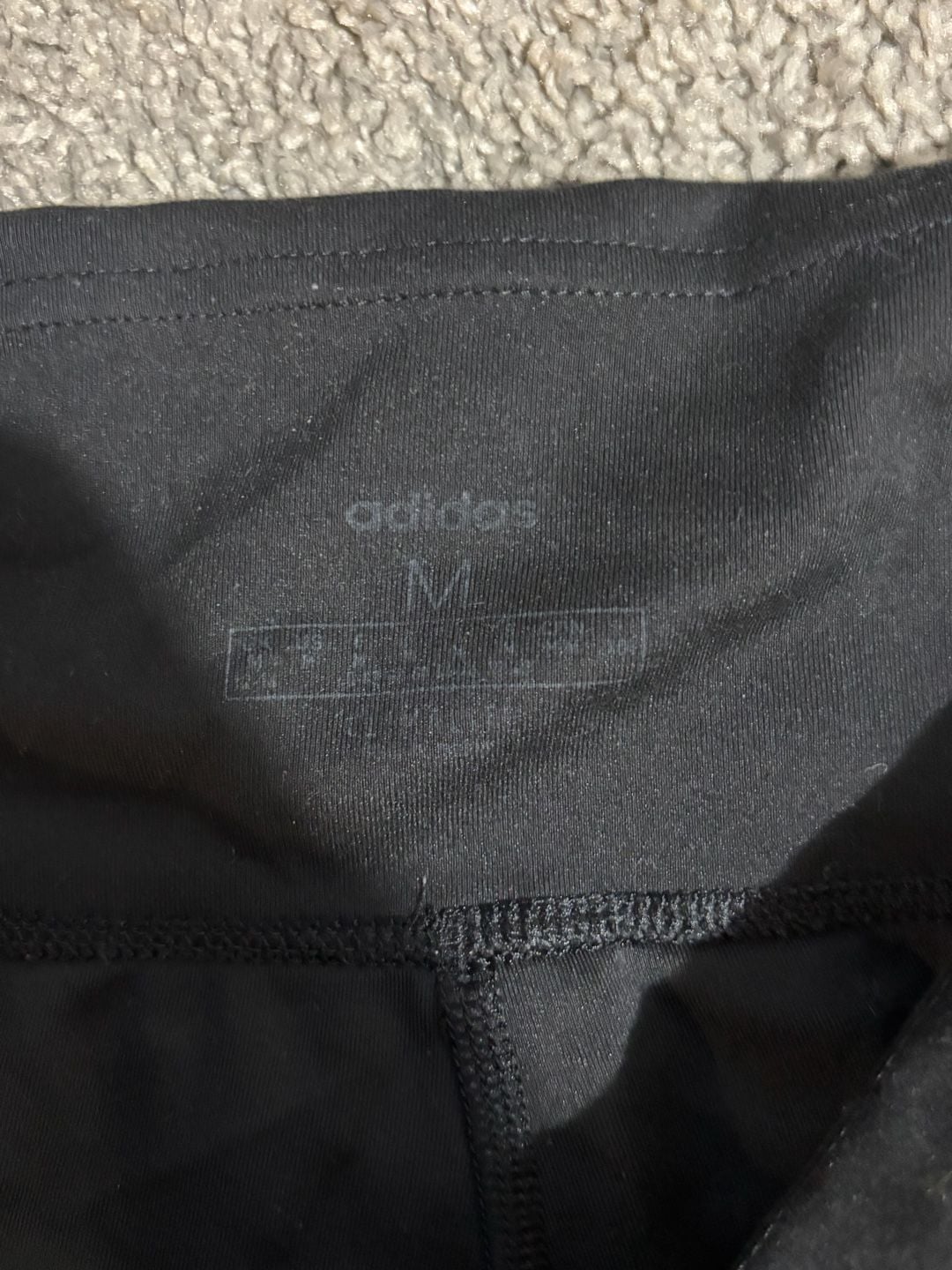 Adidas Women's Black 3-Stripes Climalite Pocket Leggings Size M 4