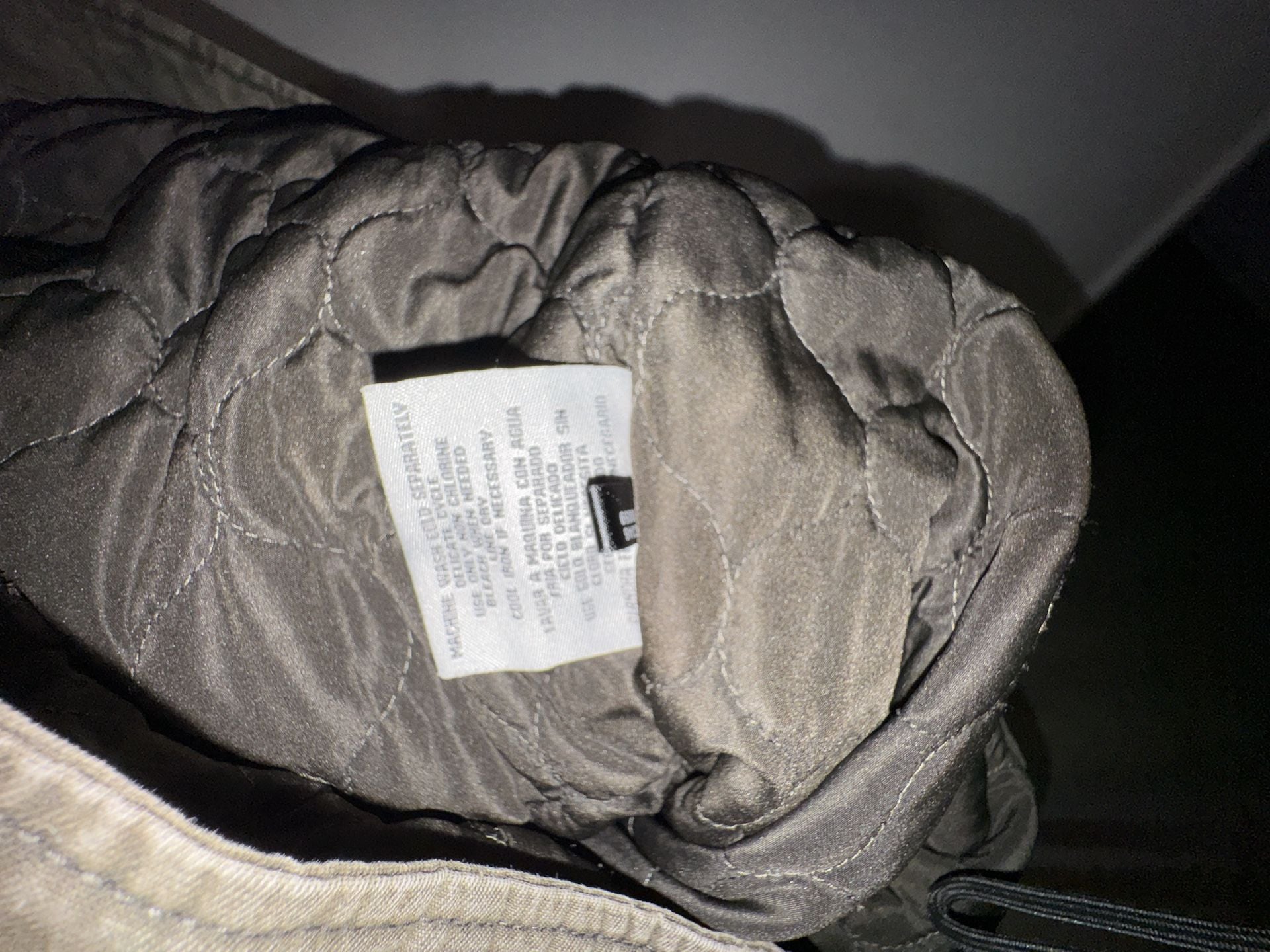 Levi's Military Utility Field Jacket Mens S Olive Green Sherpa Lining 3