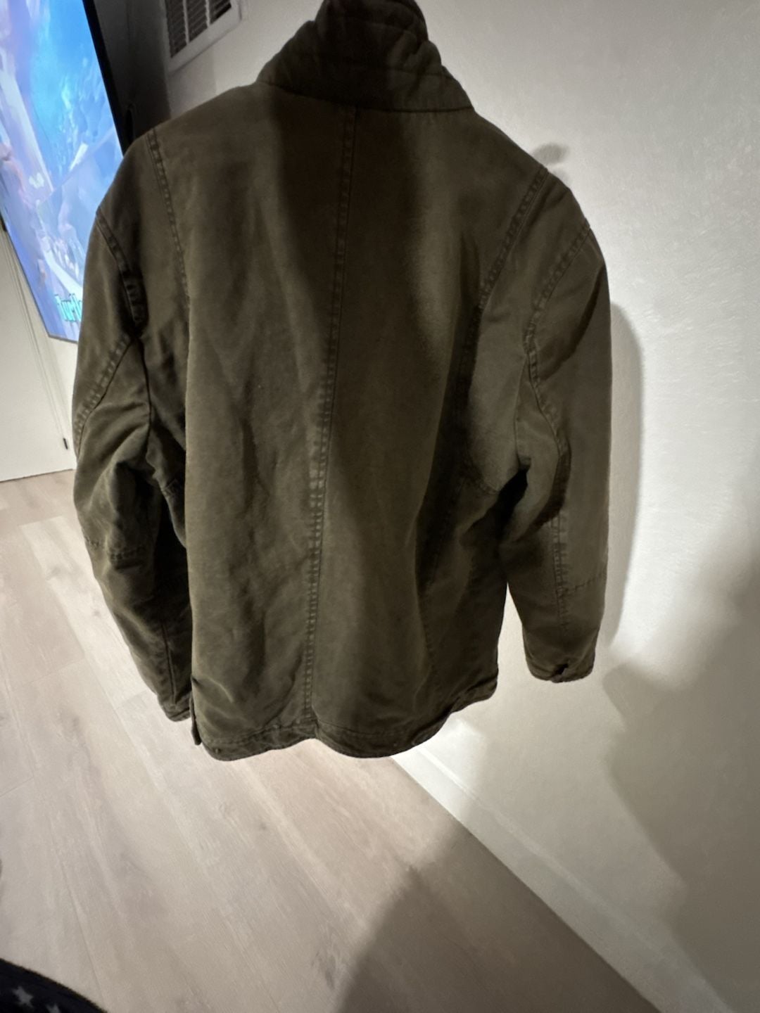 Levi's Military Utility Field Jacket Mens S Olive Green Sherpa Lining 5