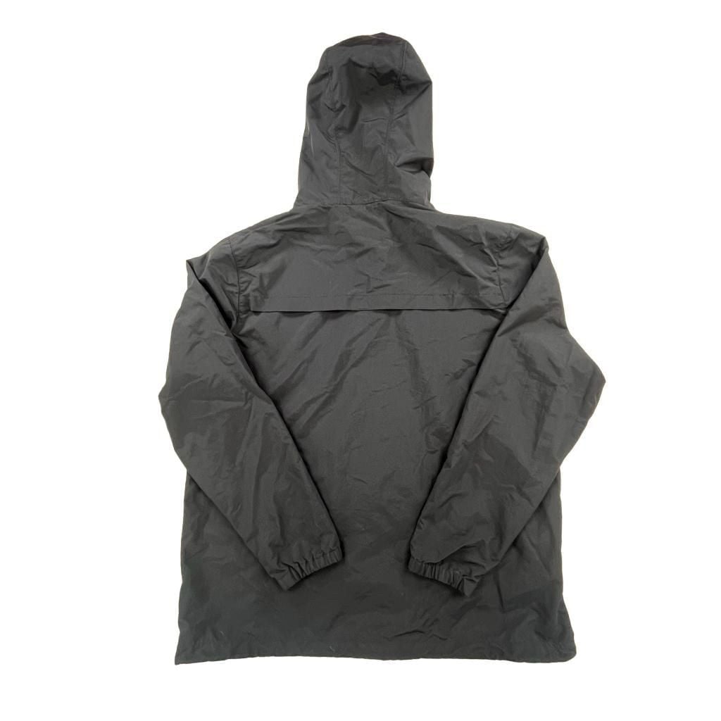 American Giant Black Nylon Pullover Anorak Hooded Jacket XL Made in USA 3