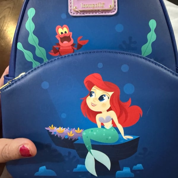Loungefly Disney The Little Mermaid Ariel & Sebastian Mini Backpack