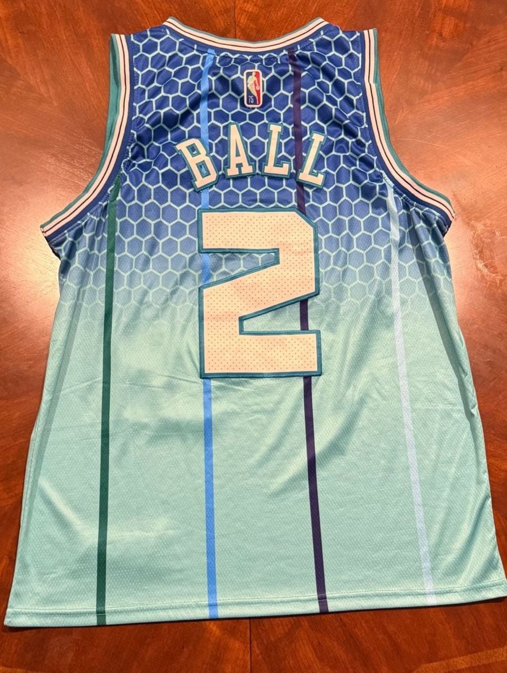 LaMelo Ball #2 Charlotte Hornets City Edition Swingman Jersey Size 50 3