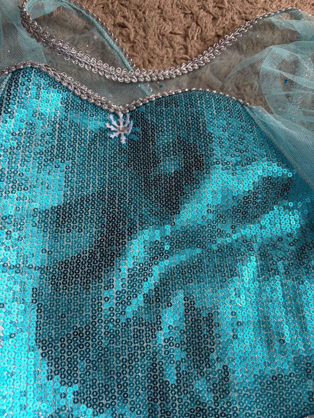 Elsa Dress and Tiana Dress 4-6 sz 4