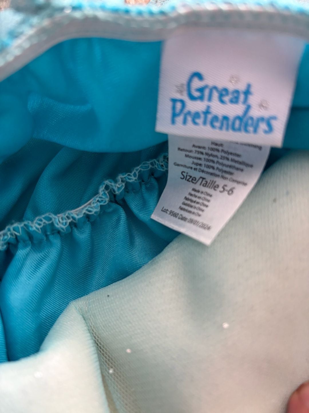 Elsa Dress and Tiana Dress 4-6 sz 5