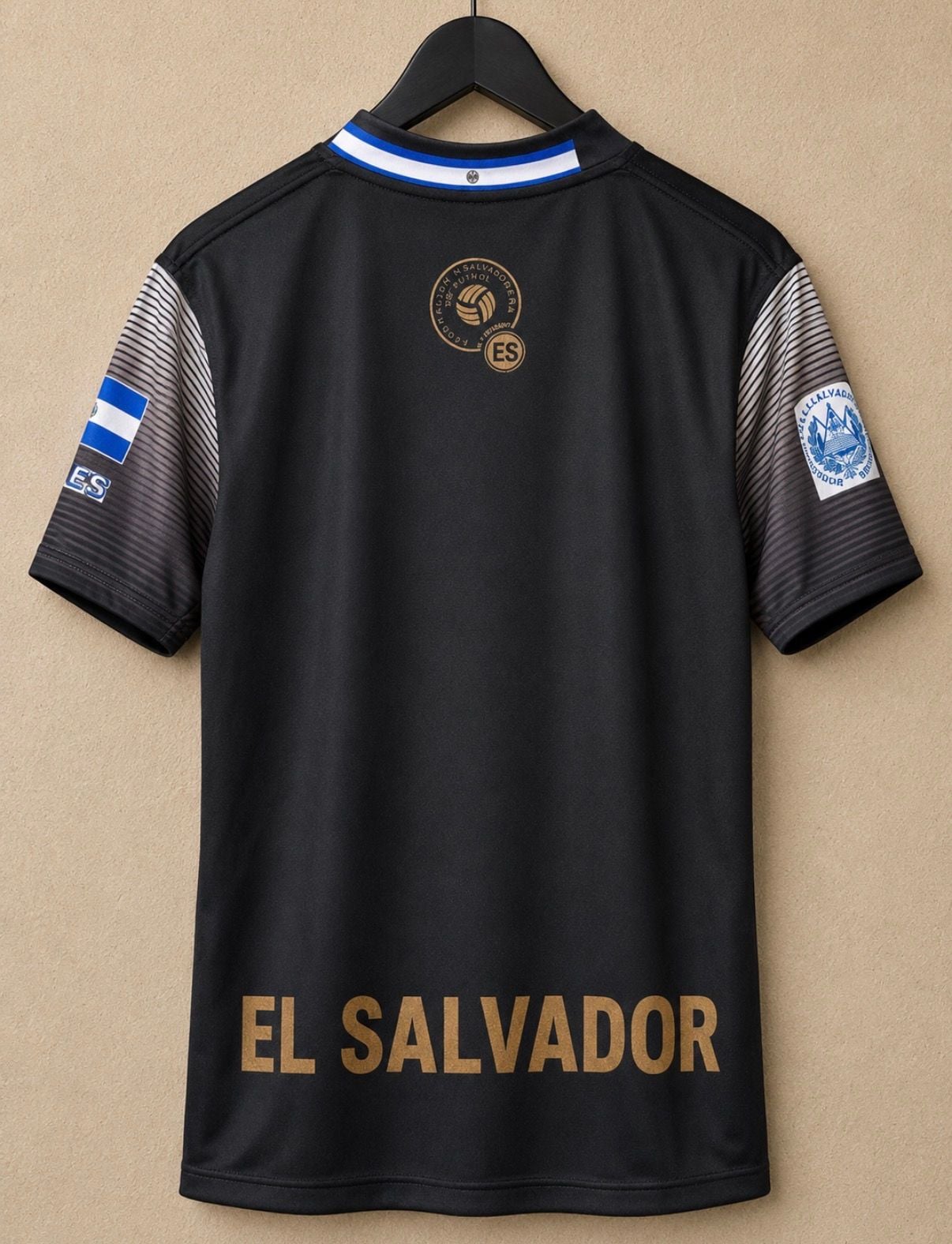 Fury El Salvador Soccer Jersey - El Salvador Men/Women/Unisex Short Sleeve, Sublimated, XL 5
