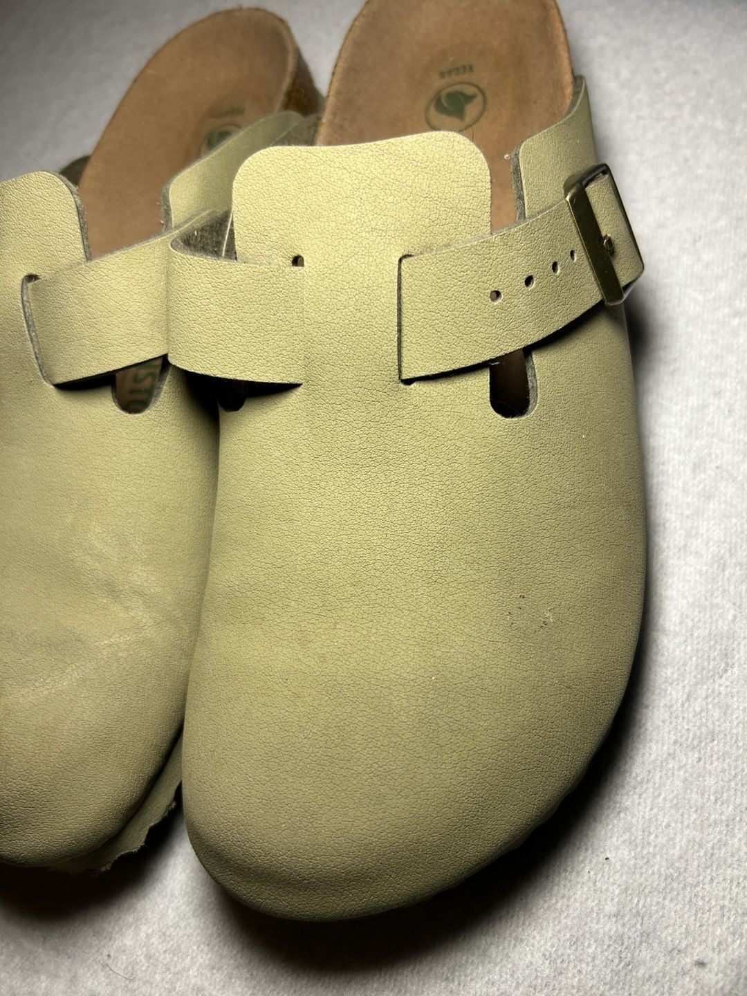 Birkenstock Boston Vegan Khaki Clog, US 11/ EU 42 6