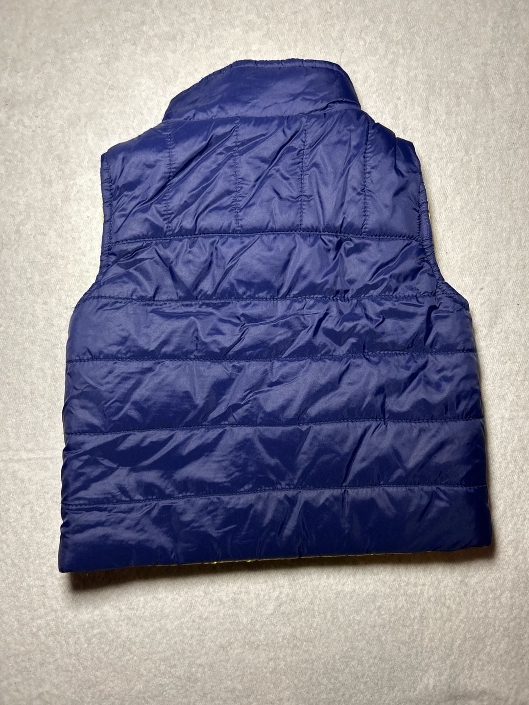 Tommy Hilfiger Reversible Puffer Vest| Navy and Yellow| 12-18M 3