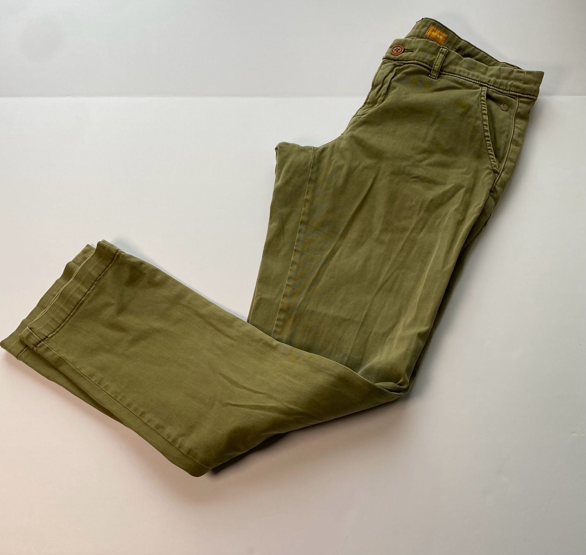 Pilcro and the Letterpress No 28 Olive Green Chino Pants 2