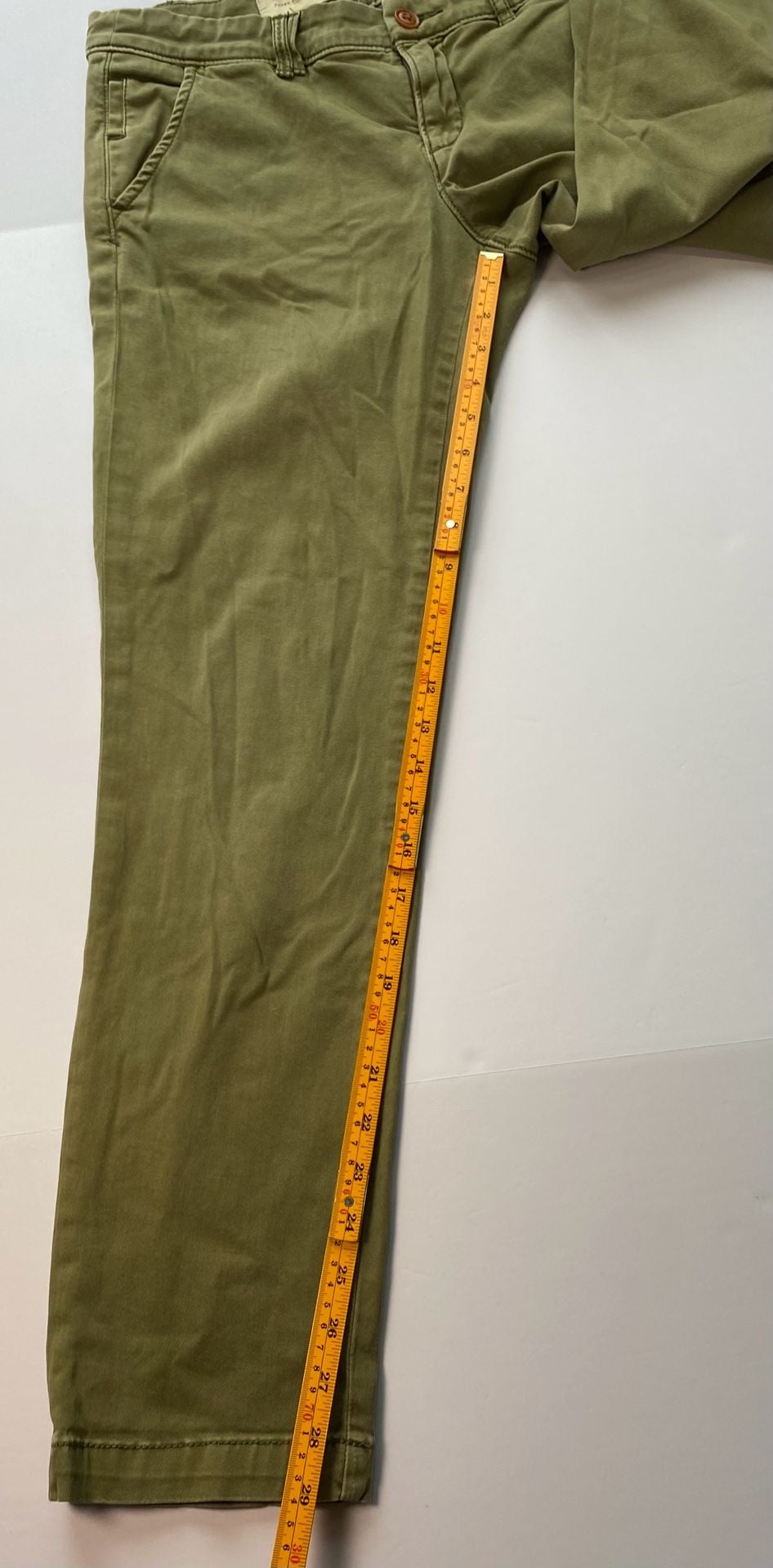 Pilcro and the Letterpress No 28 Olive Green Chino Pants 7