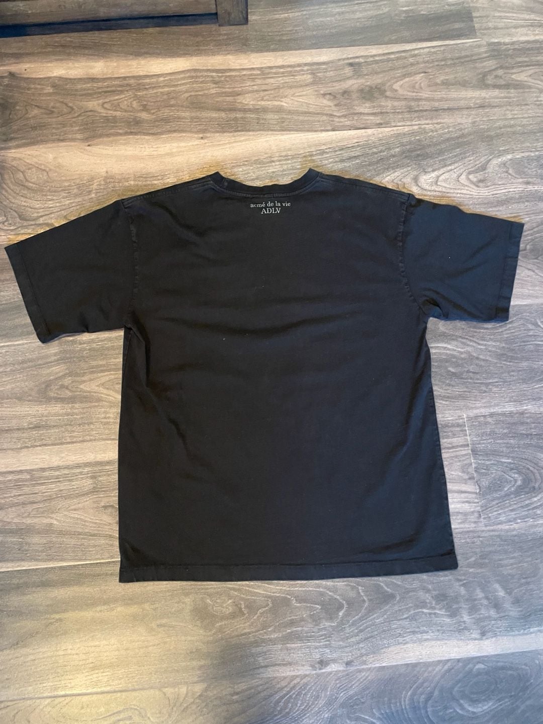 Acmé de la vie ADLV Black Fuzzy Rabbit Short Sleeve T-Shirt 7