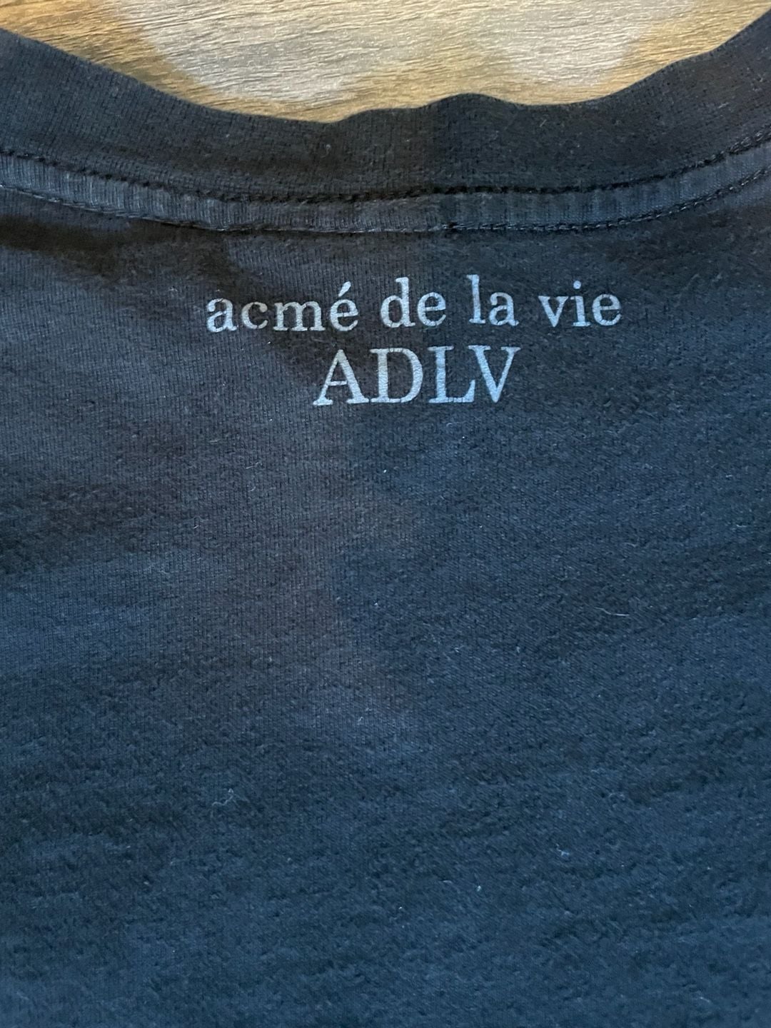 Acmé de la vie ADLV Black Fuzzy Rabbit Short Sleeve T-Shirt 8