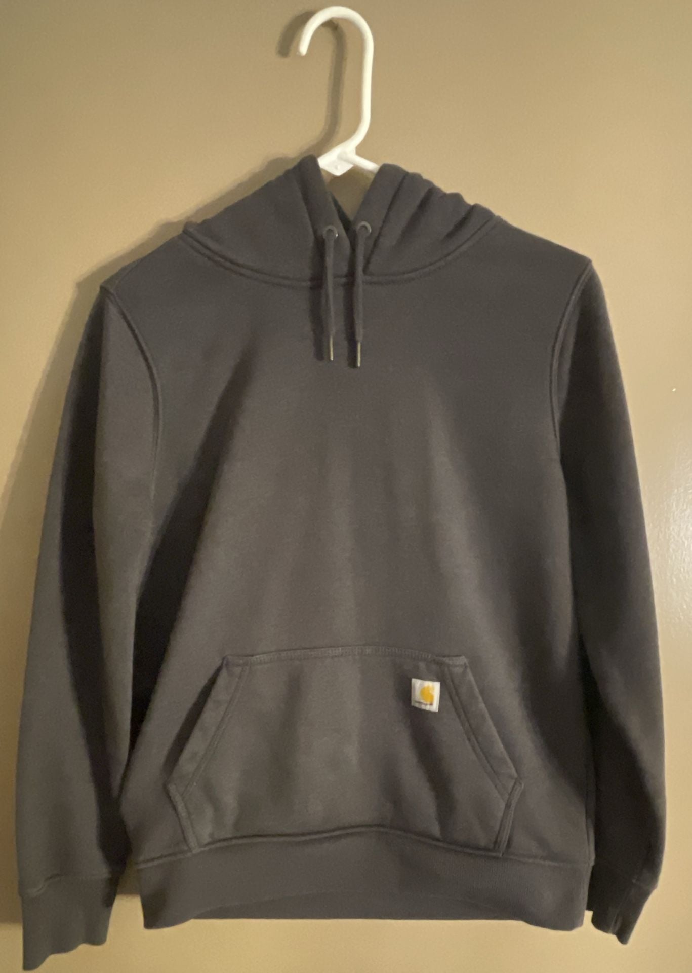 Carhartt Loose Fit Midweight Logo Graphic Pullover Hoodie Charcoal Grey 2