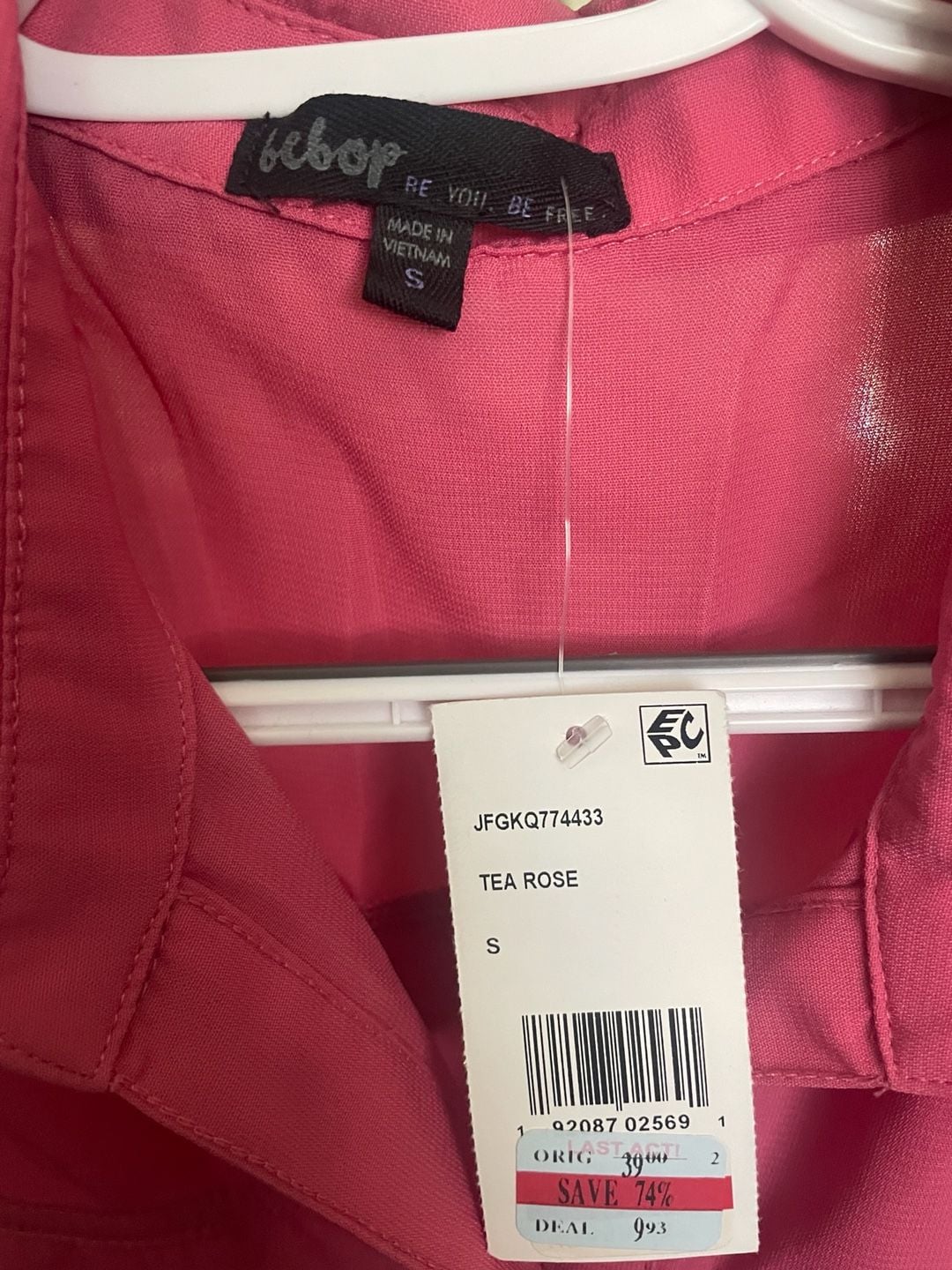 BeBop Tea Rose Utility Dress 3