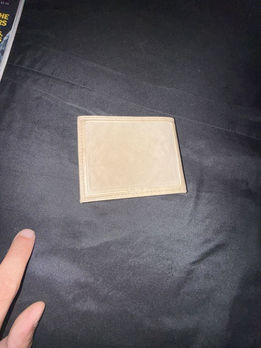 Vintage Vitronic Bi-Fold Pick-PocketProof Suede Wallet 6