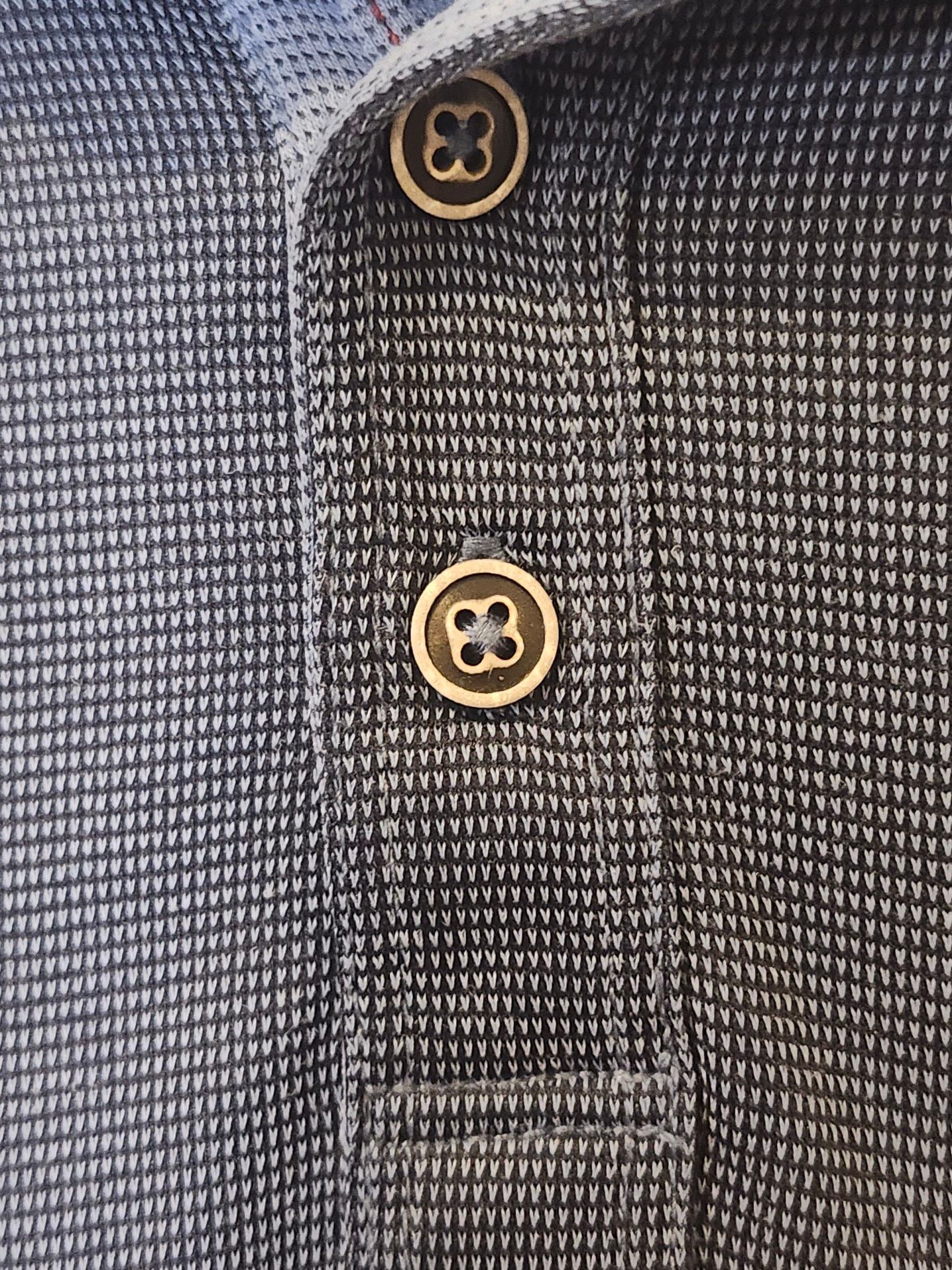 Tommy Bahama Mens XLarge Heathered Soft Gold Polo 3