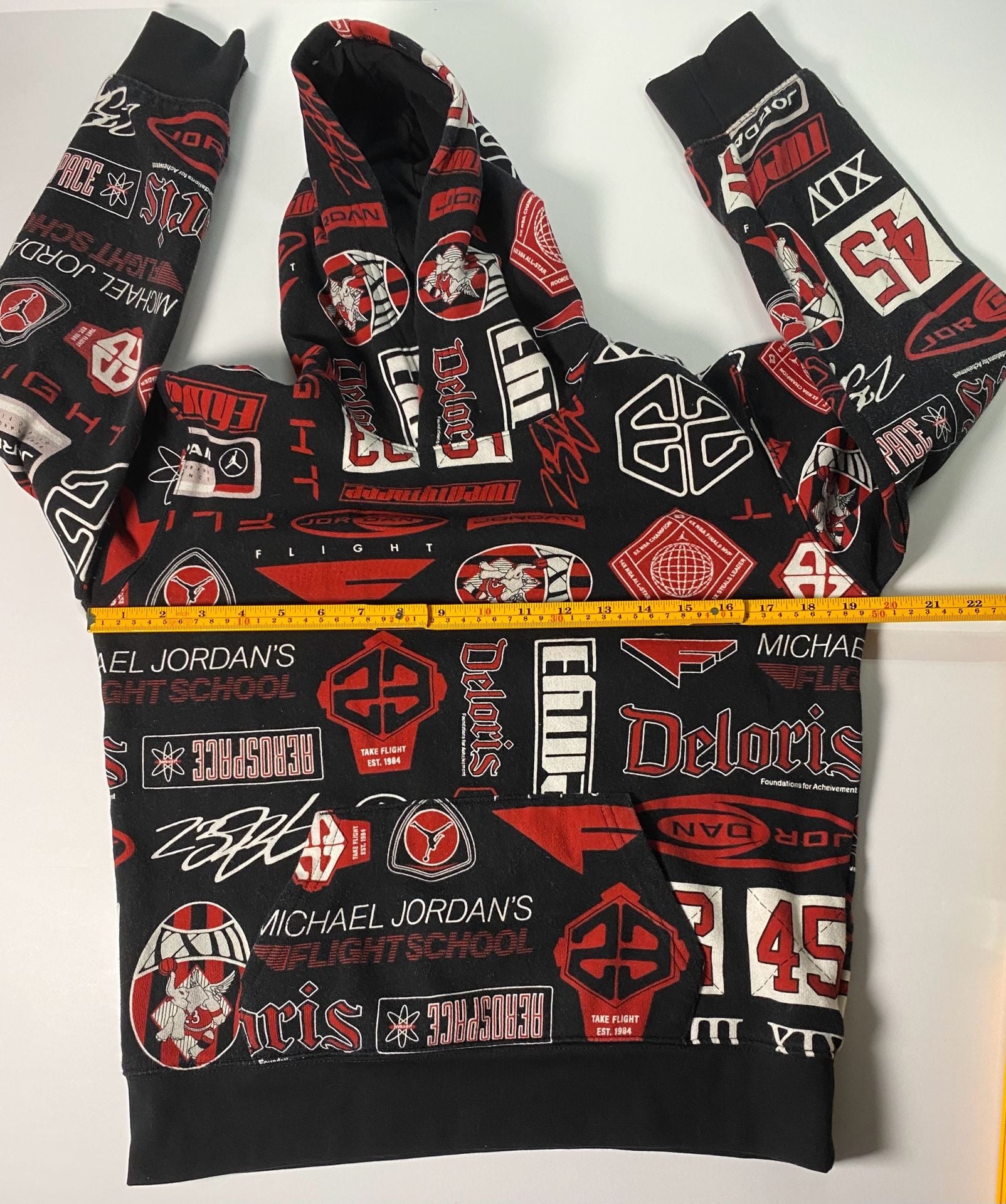 Jordan MJ Essentials AOP Youth Pullover Hoodie 4
