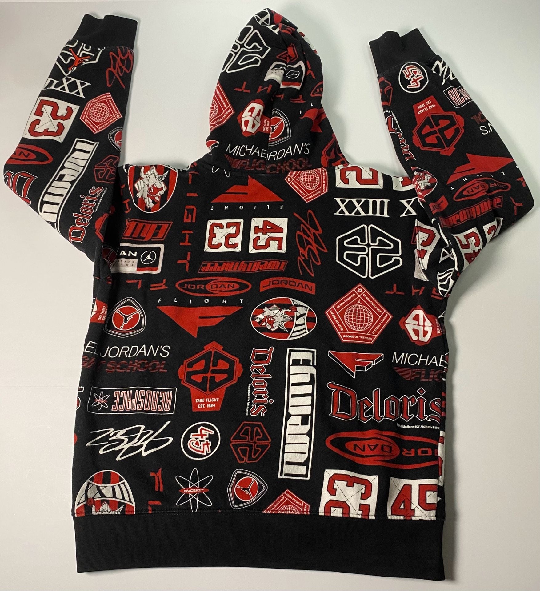 Jordan MJ Essentials AOP Youth Pullover Hoodie 6
