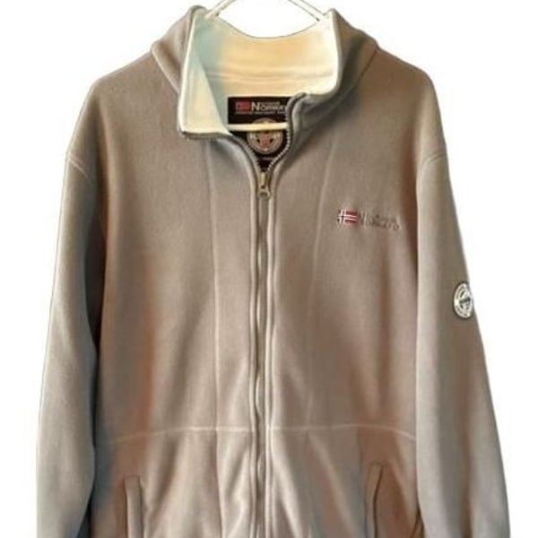 Outdoor Norway Men's Fleece Jacket, Brown, XL 0059